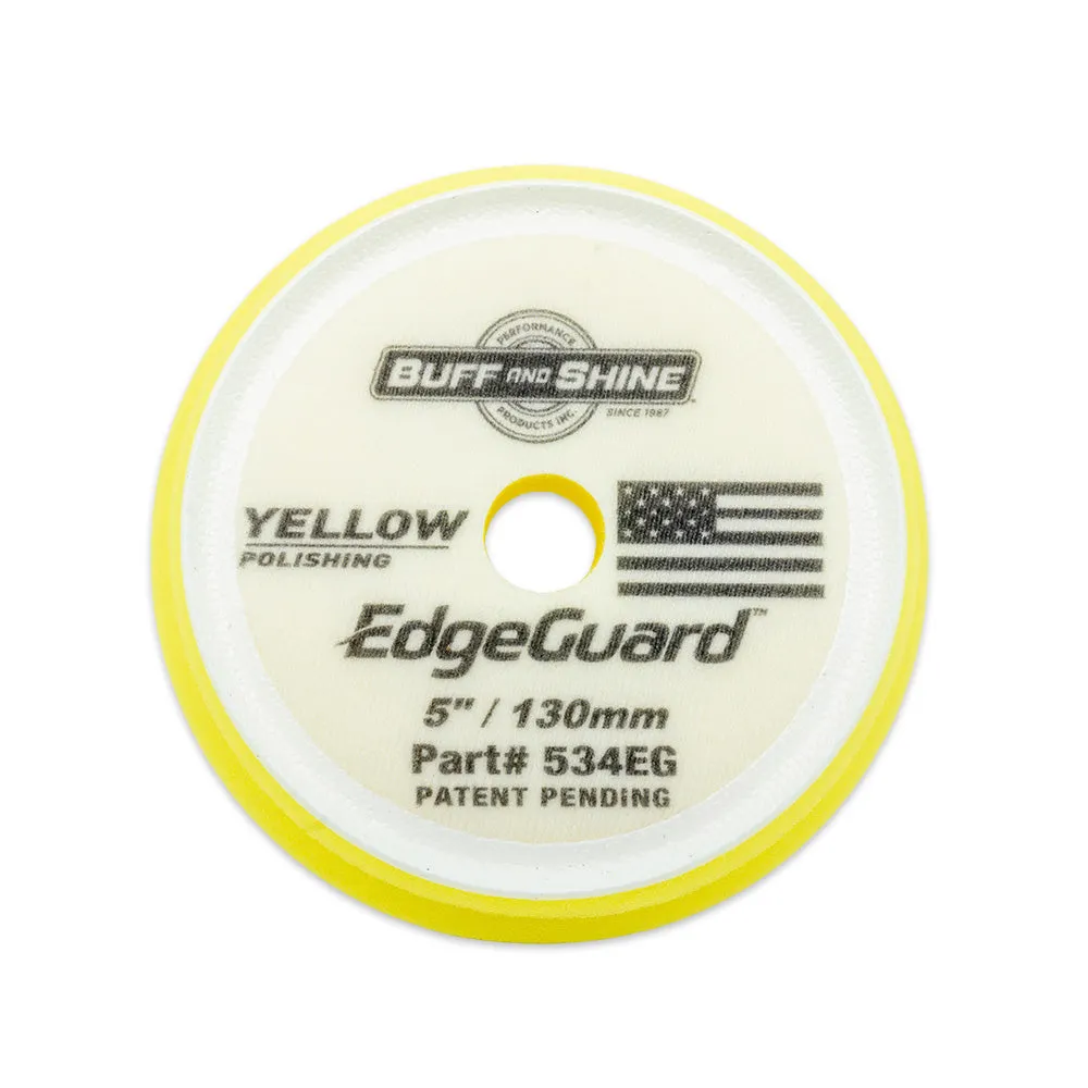 Buff & Shine EdgeGuard Yellow Polishing Foam Pad