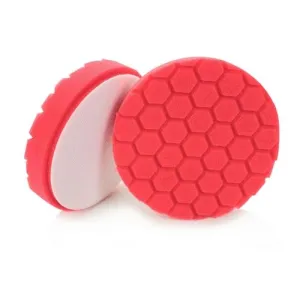_Chemical Guys Hex-Logic 5" Red Ultra Light Finishing Pad BUFX_107HEX5