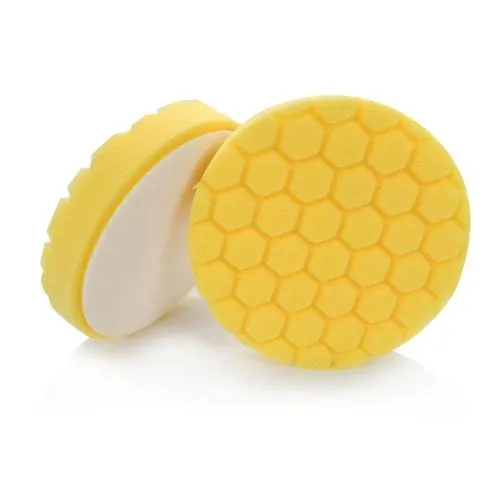 *Chemical Guys Hex-Logic 6.5" Yellow Heavy Cutting Pad BUFX_101HEX6