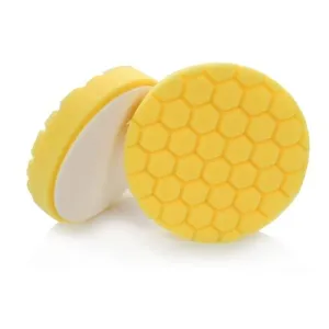 *Chemical Guys Hex-Logic 6.5" Yellow Heavy Cutting Pad BUFX_101HEX6
