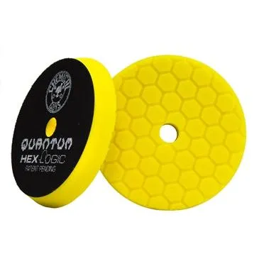 _Chemical Guys Hex Logic Quantum Heavy Cutting Pad Yellow 5.5" BUFX111HEX5
