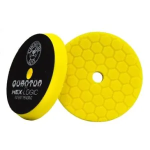 _Chemical Guys Hex Logic Quantum Heavy Cutting Pad Yellow 6.5" BUFX111HEX6