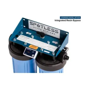 CR Spotless Medium Output Mounted Water Filtration System DIW-10-B Resin Bypass
