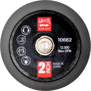 Griot's Garage 2" Orbital Backing Plate, 10662