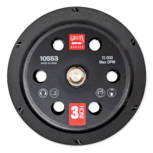 Griot's Garage 3" Vented Backing Plate, 10553