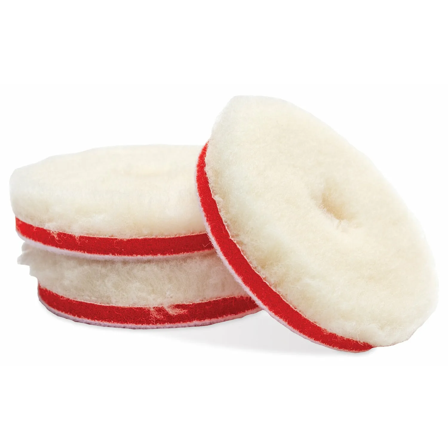 Griot's Garage BOSS 3" Knitted Wool Pads 3 Pack BKW