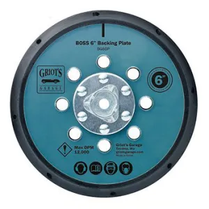 Griot's Garage BOSS 6" Backing Plate BG6BP