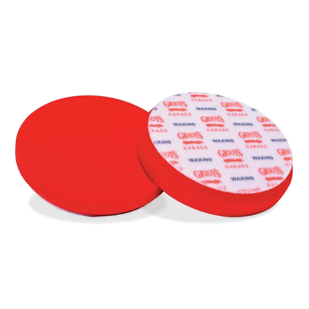 Griot's Garage Red Foam Waxing 6.5" Pad 2 Pack 10624