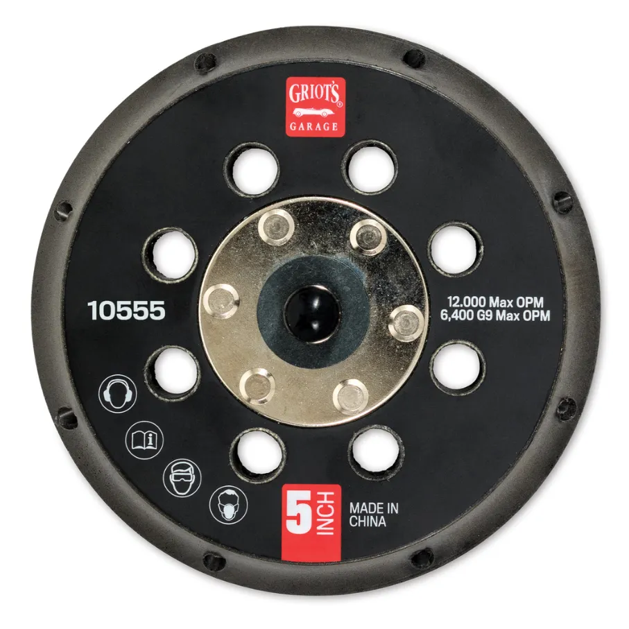 Griot's Garage Vented 5" Backing Plate 10555