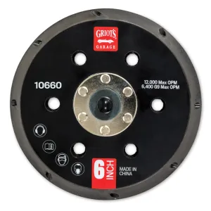 Griot's Garage Vented 6" Backing Plate 10660