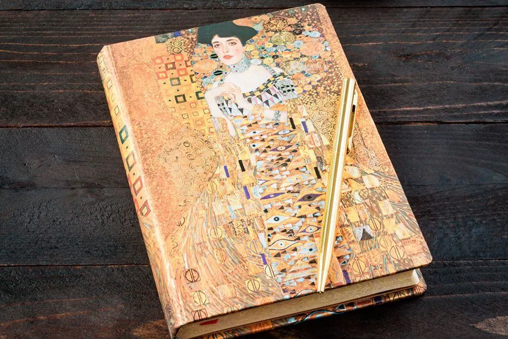 Klimt's 100th Anniversary Portrait of Adele Lined Midi Hardcover Journal