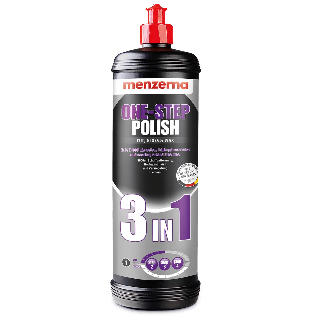 Menzerna 3 in 1 Cut Gloss & Wax 32oz