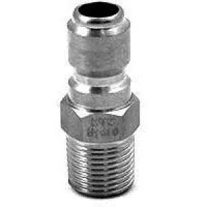 MTM 1/4" Male Plug - Stainless Steel