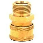 MTM 3/8" QC Brass Coupler X M22 15mm Plug