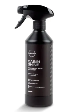 Nasiol CabinShine Interior Plastic, Rubber & Vinyl Protectant Premium Matte-Finish Protection for Dashboards and Consoles