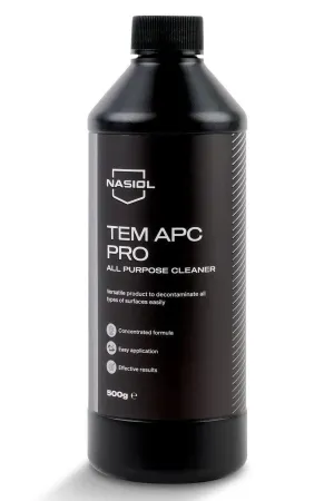Nasiol TEM APC Pro Professional-Strength Interior All-Purpose Cleaner Heavy-Duty Cleaning Power for Carpet, Upholstery, Plastics & More