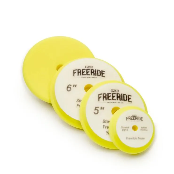P&S DB Freeride Foam Yellow Pad - Polishing