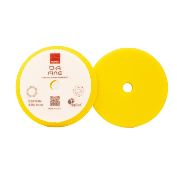 RUPES D-A Fine High Performance Foam Polishing Pad (Yellow)