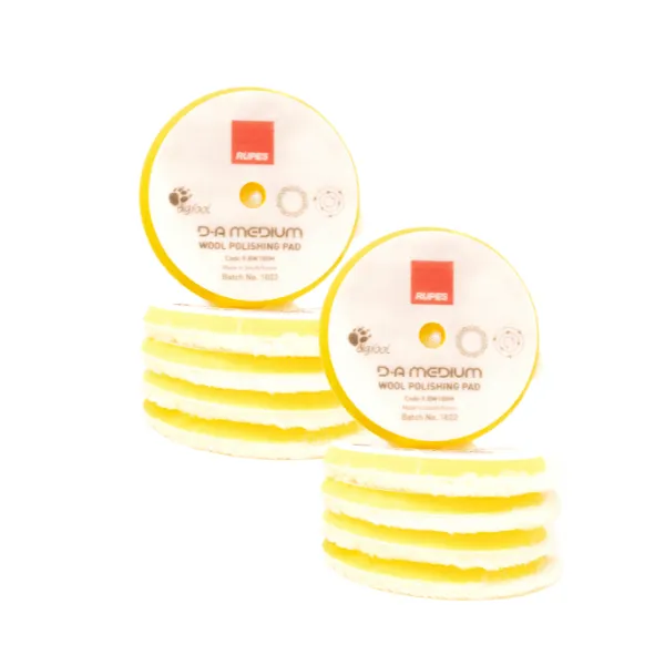 RUPES Yellow DA Medium Polishing Wool Pad