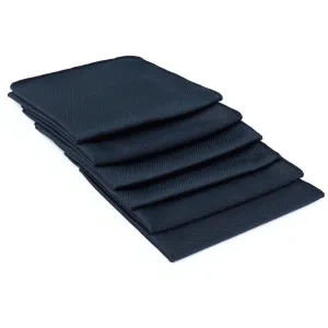 _The Rag Company Diamond Glass Towel Black 16" x 16" 5 Pack