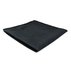 The Rag Company Diamond Glass Towel Black 16" x 16"