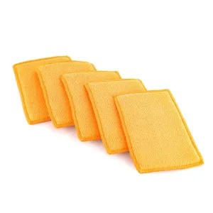 The Rag Company Jersey Bug Scrubber Pad 4" x 6" 5 Pack